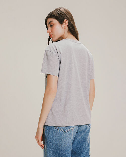 Playera Manga Corta Estampada